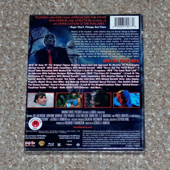 Creepshow Collector's Edition Blu-ray 2018 Box Set Brand New Scream Factory - Picture 2 of 2